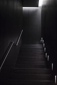 Brown and Black Wooden Staircase thumbnail