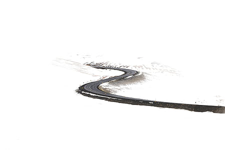road, bend, winding, snow thumbnail