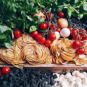 Amazing colorful Italian cuisine ingredients thumbnail