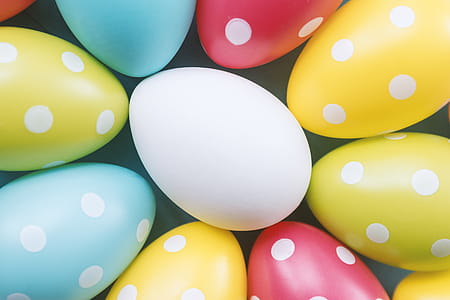Happy Easter. Colorful eggs thumbnail