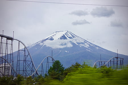 roller coaster ride near white mountain thumbnail
