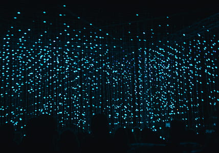 hanging green string lights thumbnail