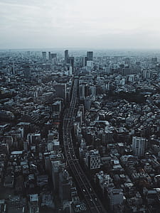 aerial view of city thumbnail