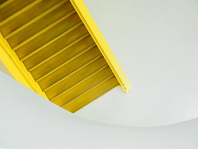 stair, staircase, painted, yellow thumbnail