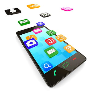Social Media Phone Showing Application Software And Internet thumbnail