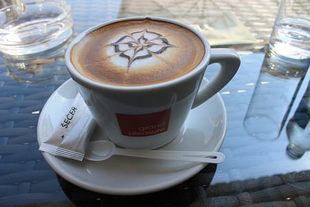 white ceramic mug and saucer thumbnail