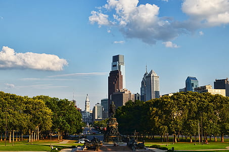 city buildings and trees thumbnail
