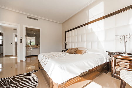 white and brown bedroom thumbnail