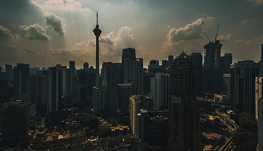 aerial photography of city escape during daytime thumbnail