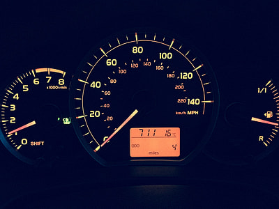 black vehicle digital instrument panel at 4 thumbnail