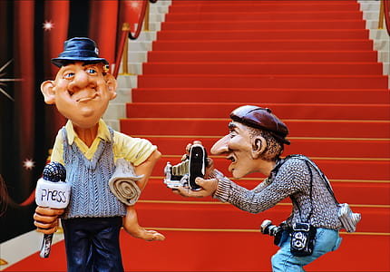 clay Press people illustration near red carpeted stair thumbnail