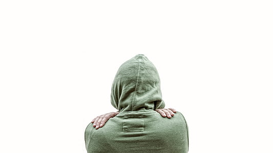 person wearing green hoodie thumbnail