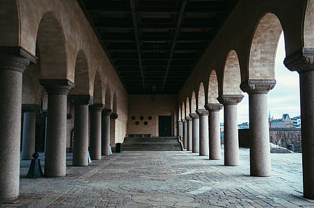 gray concrete building hallway thumbnail