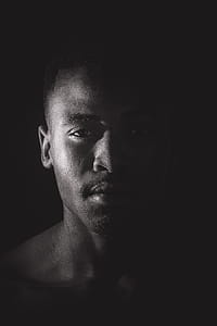 Grayscale Photo of Man thumbnail