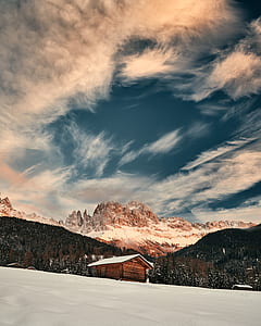 photo of brown house during winter thumbnail