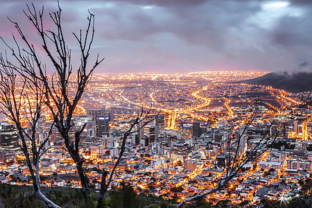 aerial photography of cityscape thumbnail