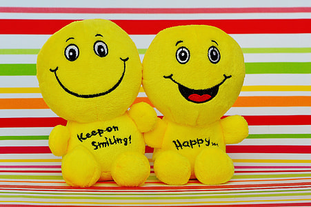 two yellow emoji plush toys thumbnail
