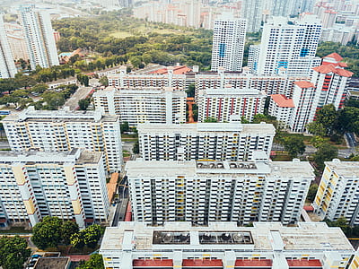 aerial photography of high-rise buildings thumbnail