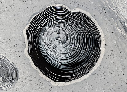 white and gray swirl on white substance thumbnail