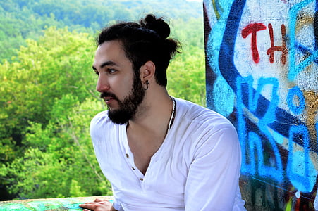 man near graffiti thumbnail