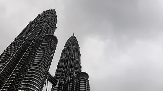 low angle photography of Petronas Tower in Malaysia thumbnail