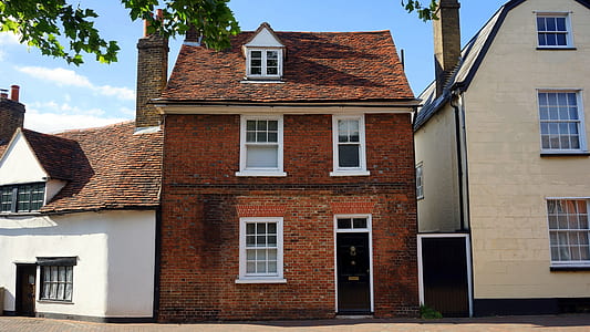 houses, bricks, wall, glass thumbnail