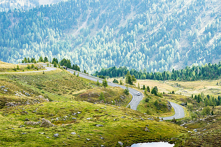 Beautiful Curvy Road in Austrian Nature thumbnail