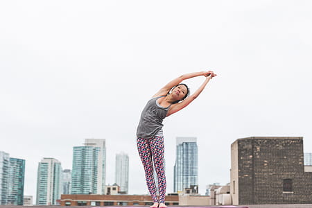 Woman Doing Yoga Posture thumbnail