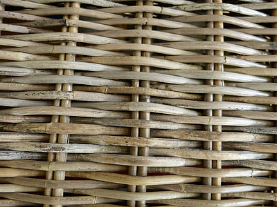 close-up photo of beige wicker basket thumbnail