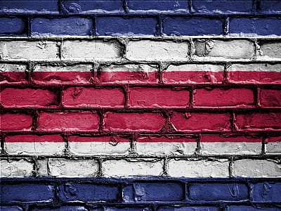 white, red, and purple striped painted wall thumbnail