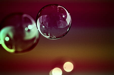 closed-up photo of purple bubble thumbnail