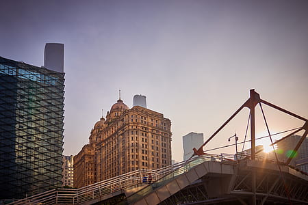 gray concrete elevated road at daytime thumbnail