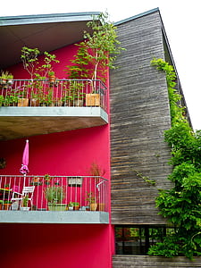 grey and red concrete building during daytime thumbnail