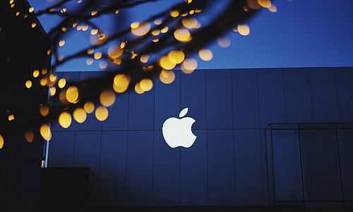 white Apple company logo thumbnail