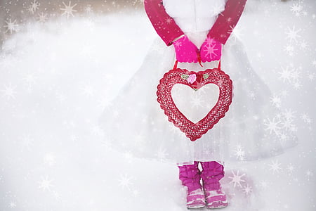 child wearing white and red long-sleeved dress thumbnail