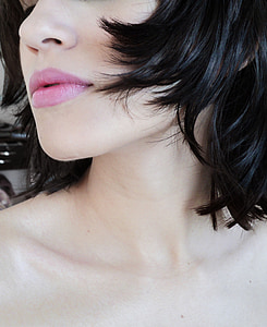 closeup view of woman's face thumbnail