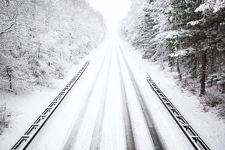 grayscale photo of tracks thumbnail