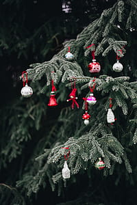 Old-fashioned Christmas tree ornaments thumbnail