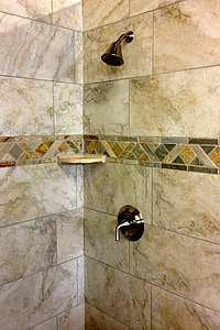 gray stainless steel shower turned-off thumbnail