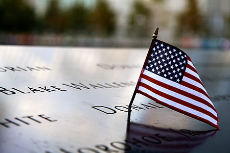 focus photography of American flag thumbnail