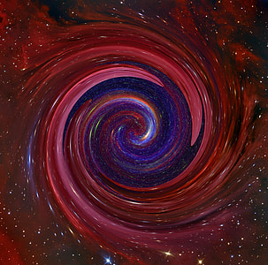 red and purple outer space artwork thumbnail