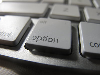macro photography of computer keyboard option button thumbnail