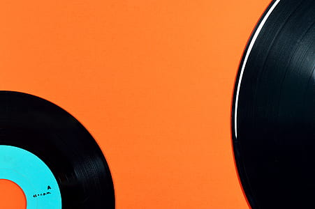 two black vinyl records thumbnail