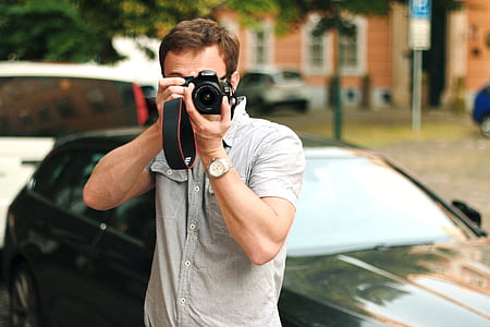 man, person, camera, taking photo thumbnail