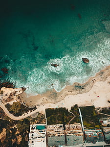 aerial view seashore thumbnail