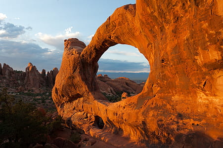 brown rock formation at daytime thumbnail