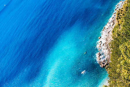aerial view of body of water thumbnail