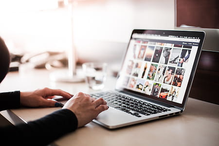 Girl Checking Tumblr on Her MacBook Pro thumbnail