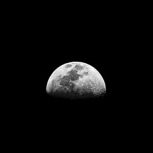 night, space, dark, moon thumbnail