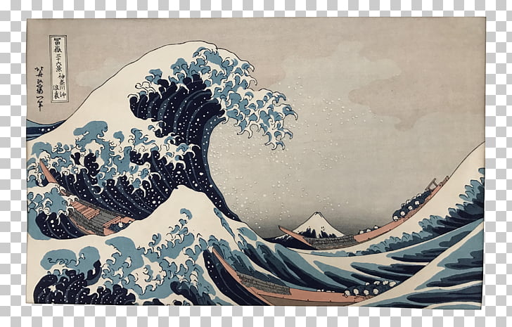 The Great Wave Off Kanagawa Thirty Six Views Of Mount Fuji